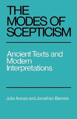 Book cover for The Modes of Scepticism