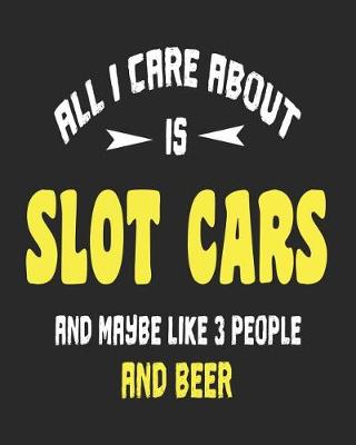 Book cover for All I Care About is Slot Cars and Maybe Like 3 People and Beer