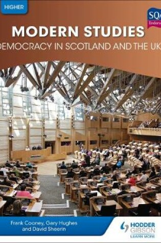 Cover of Higher Modern Studies for CfE: Democracy in Scotland and the UK