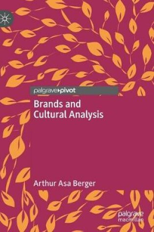 Cover of Brands and Cultural Analysis
