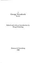 Book cover for A George Woodcock Reader
