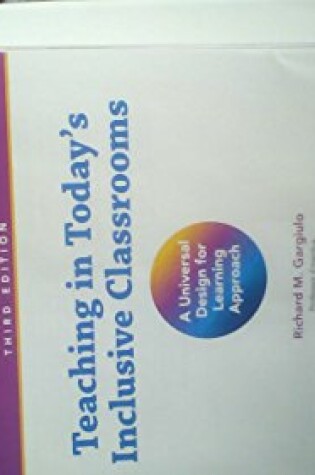 Cover of Teaching in Today'sinclusive Classrooms