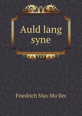 Book cover for Auld Lang Syne