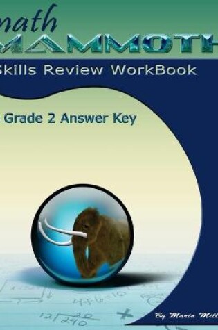 Cover of Math Mammoth Grade 2 Skills Review Workbook Answer Key