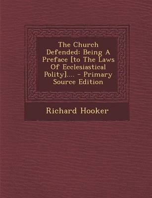 Book cover for The Church Defended