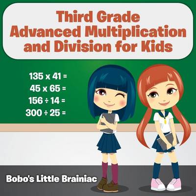 Book cover for Third Grade Advanced Multiplication and Division for Kids
