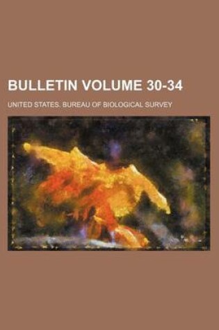 Cover of Bulletin Volume 30-34