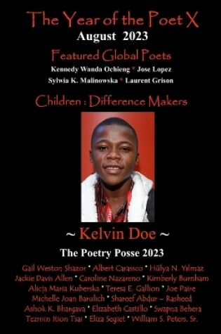 Cover of The Year of the Poet X August 2023