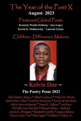 Book cover for The Year of the Poet X August 2023