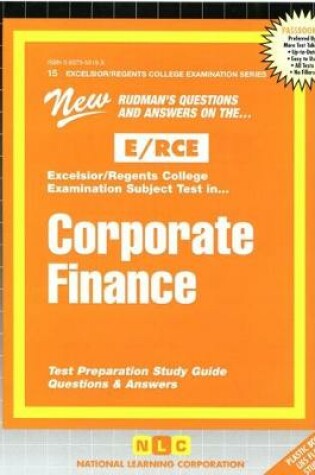 Cover of CORPORATE FINANCE