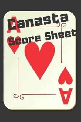 Book cover for Canasta Score Sheets