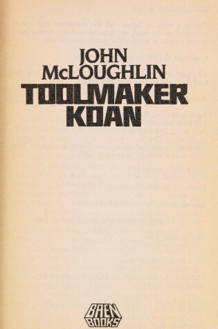 Cover of Toolmaker Koan