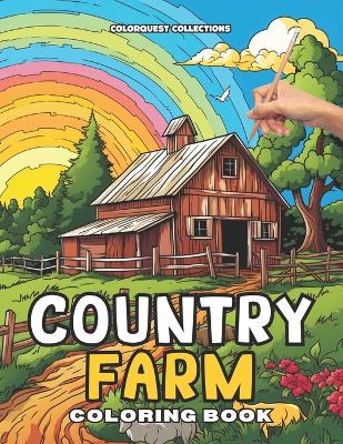 Book cover for Country Farm Coloring Book