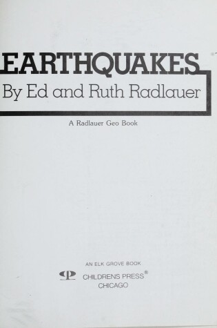 Cover of Earthquakes