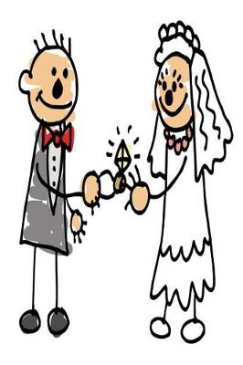 Cover of Wedding Journal Bride Groom Exchange Rings