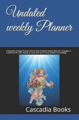 Cover of Undated weekly planner