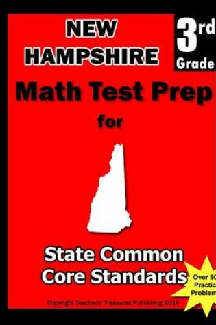 Cover of New Hampshire 3rd Grade Math Test Prep