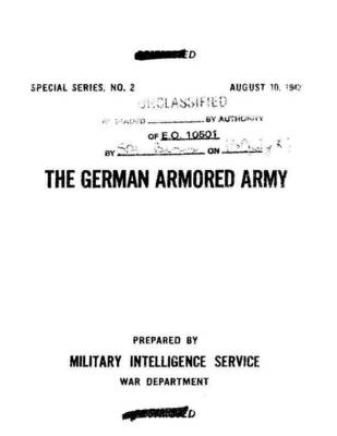 Book cover for The German Armored Army