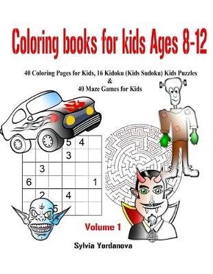 Book cover for Coloring Books for Kids ages 8-12