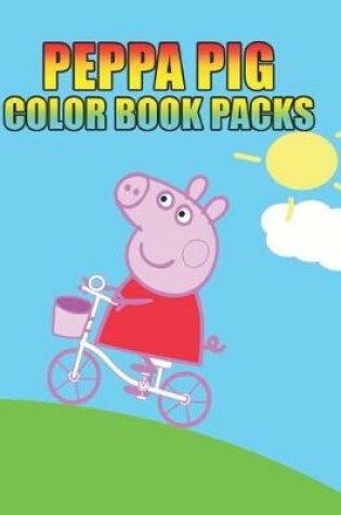 Cover of peppa pig color book packs