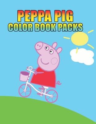 Cover of peppa pig color book packs