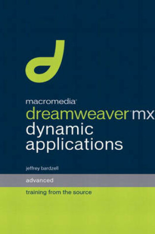 Cover of Macromedia Dreamweaver MX Dynamic Applications