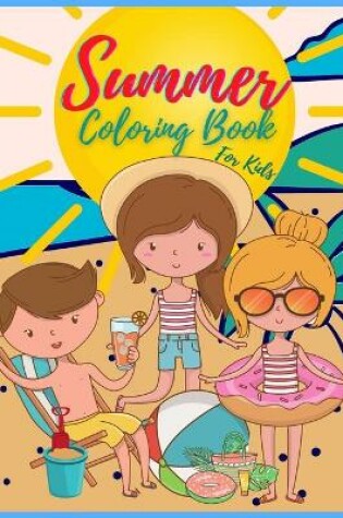 Cover of Summer Coloring Book For Kids