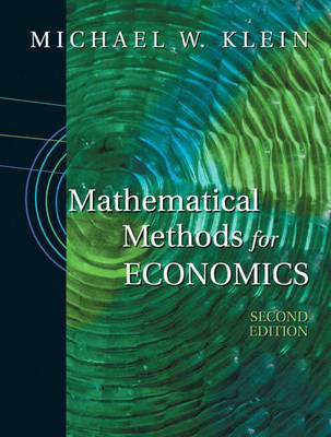 Book cover for Mathematical Methods for Economics