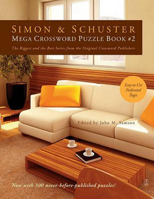 Book cover for Simon & Schuster Mega Crossword Puzzle Book #2