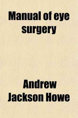 Book cover for Manual of Eye Surgery