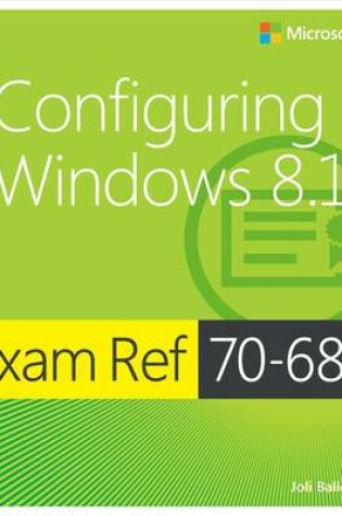 Cover of Exam Ref 70-687: Configuring Windows 8.1