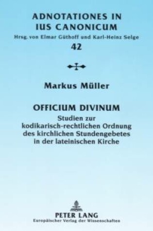 Cover of "Officium Divinum"