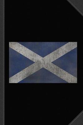 Book cover for Scotland Flag Vintage Journal Notebook