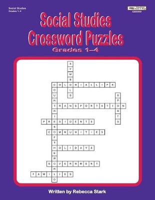 Book cover for Social Studies Crossword Puzzles Grades 1-4