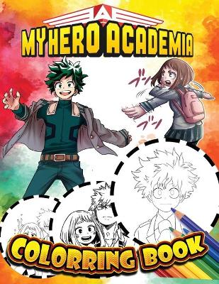 Book cover for My Hero Academia Coloring Book