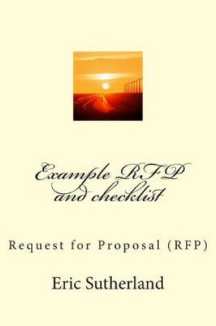 Cover of Example RFP and checklist