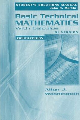 Cover of Student's Solutions Manual