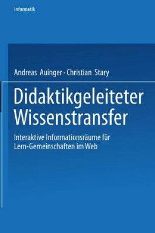 Cover of Didaktikgeleiteter Wissenstransfer