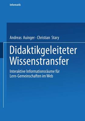 Book cover for Didaktikgeleiteter Wissenstransfer