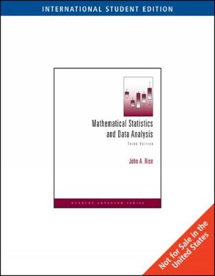 Book cover for Mathematical Statistics and Data Analysis, International Edition (with CD Data Sets)