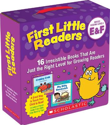Book cover for First Little Readers: Guided Reading Levels E & F (Parent Pack)
