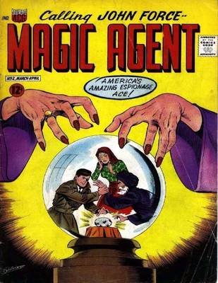 Book cover for Magic Agent Number 2 Superhero Comic Book