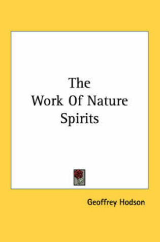 Cover of The Work of Nature Spirits