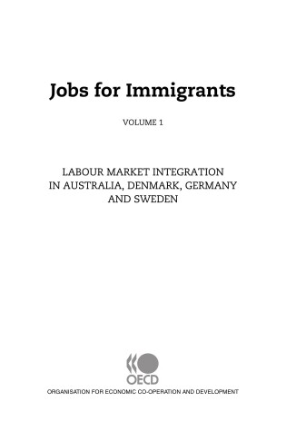 Cover of Jobs for Immigrants