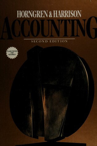 Cover of Accounting, 2nd Printing
