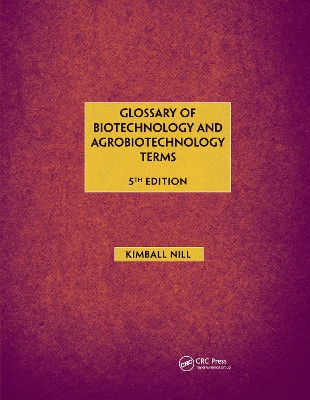 Cover of Glossary of Biotechnology & Agrobiotechnology Terms