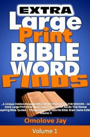 Cover of Extra Large Print Bible Word-Finds