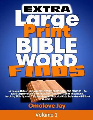 Book cover for Extra Large Print Bible Word-Finds