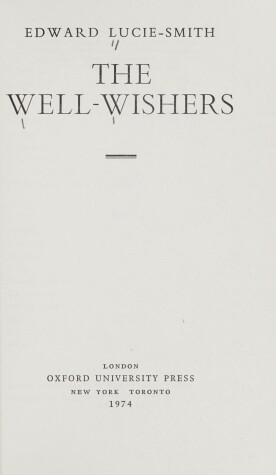 Book cover for The Well-wishers