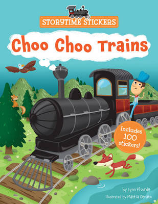 Book cover for Storytime Stickers: Choo Choo Trains